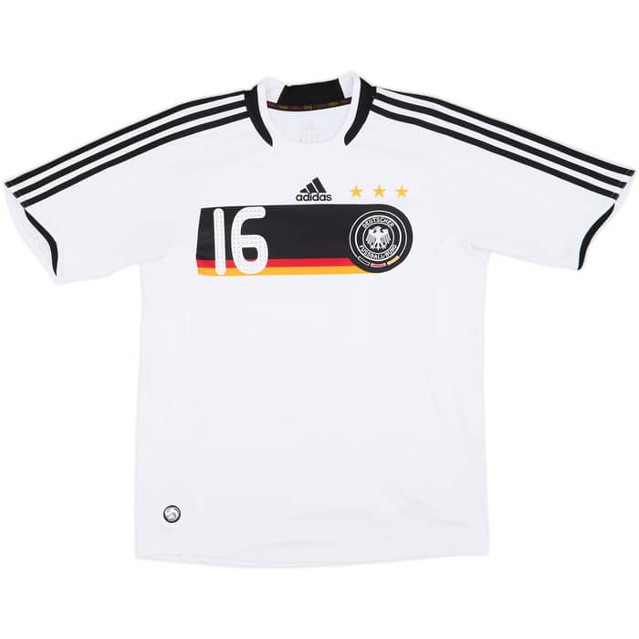 2008-09 Germany Home Shirt Lahm #16 - 5/10 - (XL)