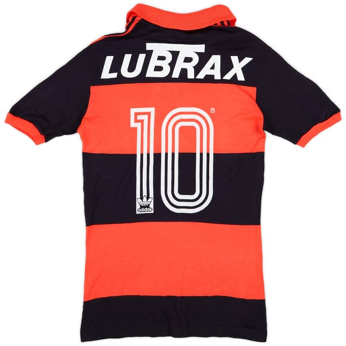 1987-90 Flamengo Home Shirt #10 - 8/10 - (S)