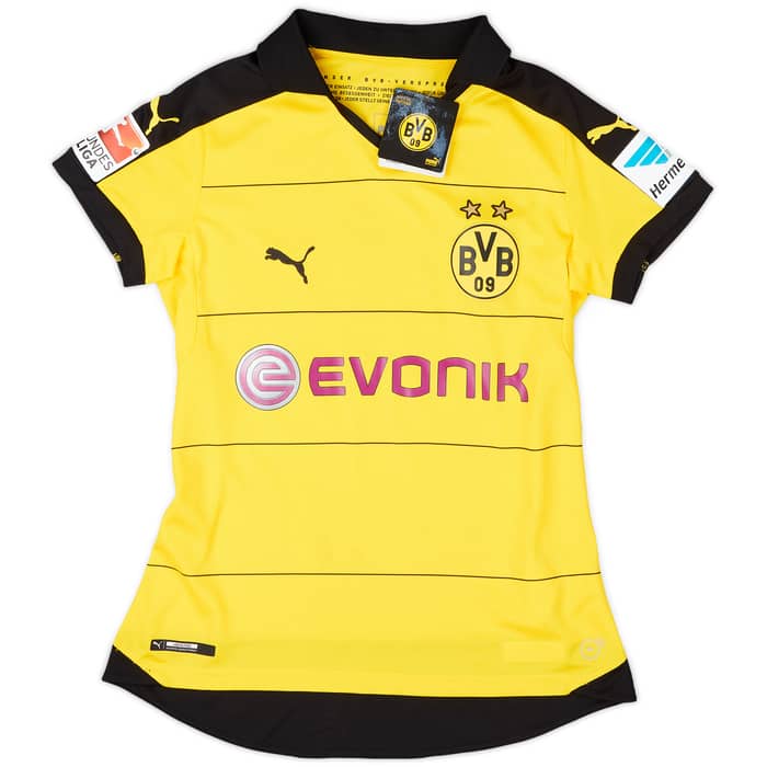 2015-16 Borussia Dortmund Home Shirt Mkhitaryan #10 (Women's XS)