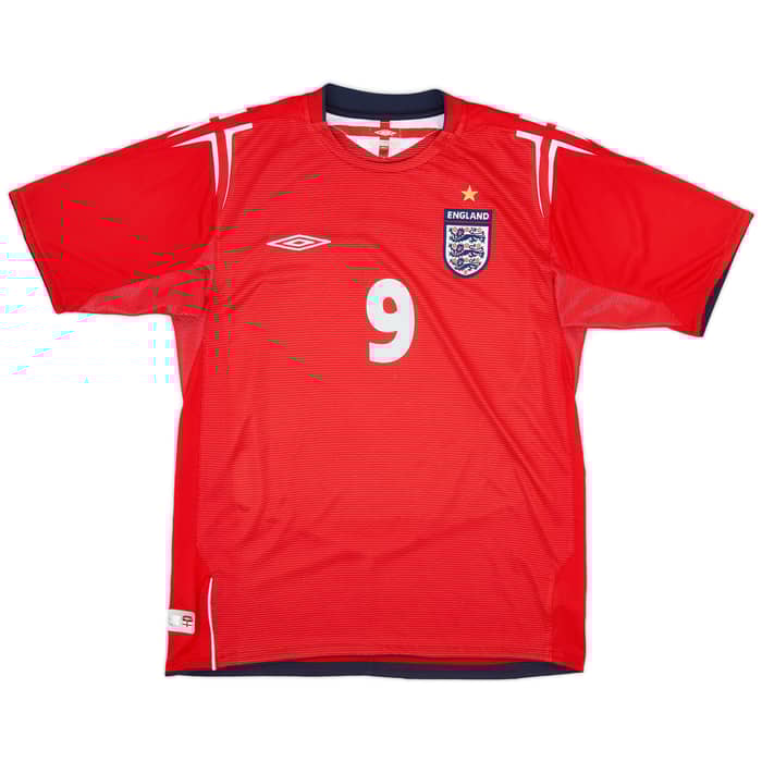 2004-06 England Away Shirt Rooney #9 - 7/10 - (M)