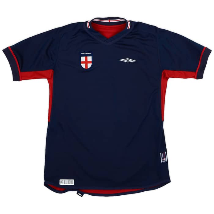2002-04 England Away Shirt - 9/10 - (XL.Boys)