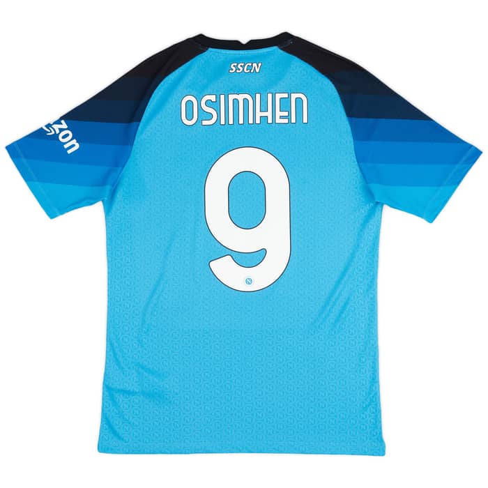 2022-23 Napoli Authentic Home Shirt Osimhen #9