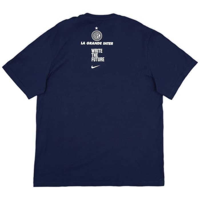 2010-11 Inter Milan 'Campioni D'Europa' Nike Graphic Tee - 8/10 - (XL)