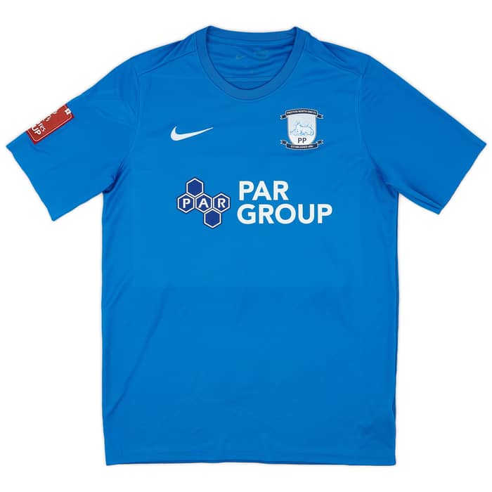2022-23 Preston North End Match Issue FA Cup GK Shirt Cornell #25