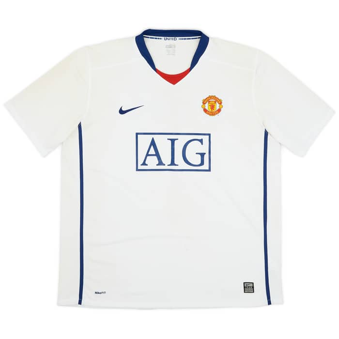 2008-10 Manchester United Away Shirt Ferdinand #5 - 5/10 - (XL)