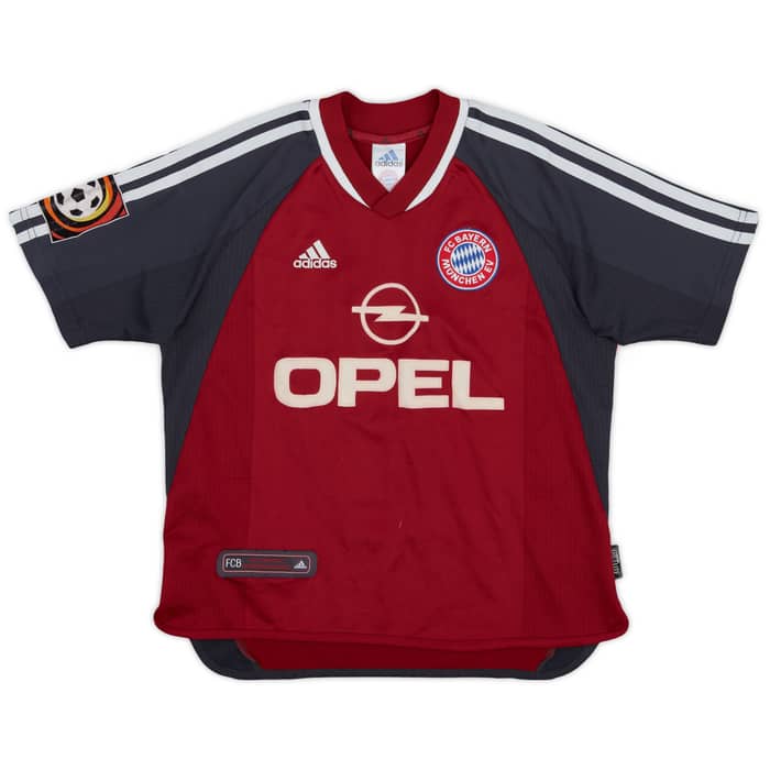2001-02 Bayern Munich Home Shirt Scholl #7 - 7/10 - (M.Boys)