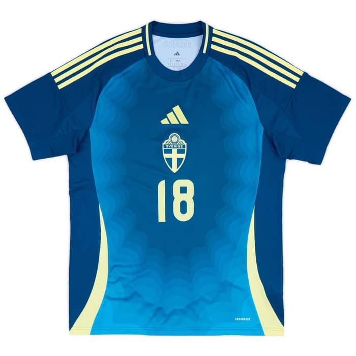 2025-26 Sweden Women's Away Shirt Rolfo #18 (Unisex fit)