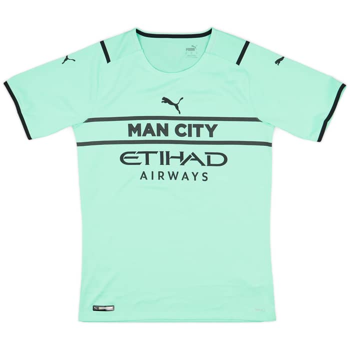 2021-22 Manchester City GK S/S Shirt Ederson M. #31 - 9/10 - (XL)