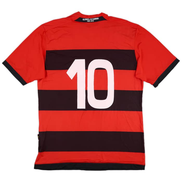 2015 Gremio Esportivo Brasil Home Shirt #10 - 9/10 - (L)