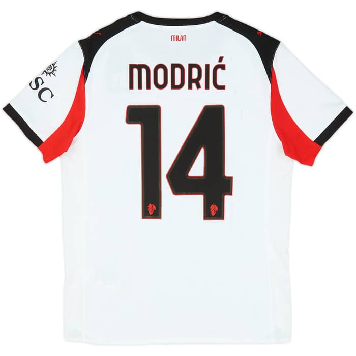 2025-26 AC Milan Authentic Away Shirt Modric #14