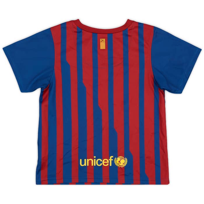 2011-12 Barcelona Home Shirt - 9/10 - (3-4 Years)