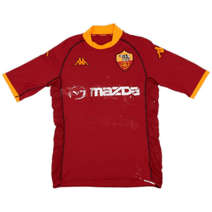 2002-03 Roma Home Shirt Candela #32 - 4/10 - (XL)
