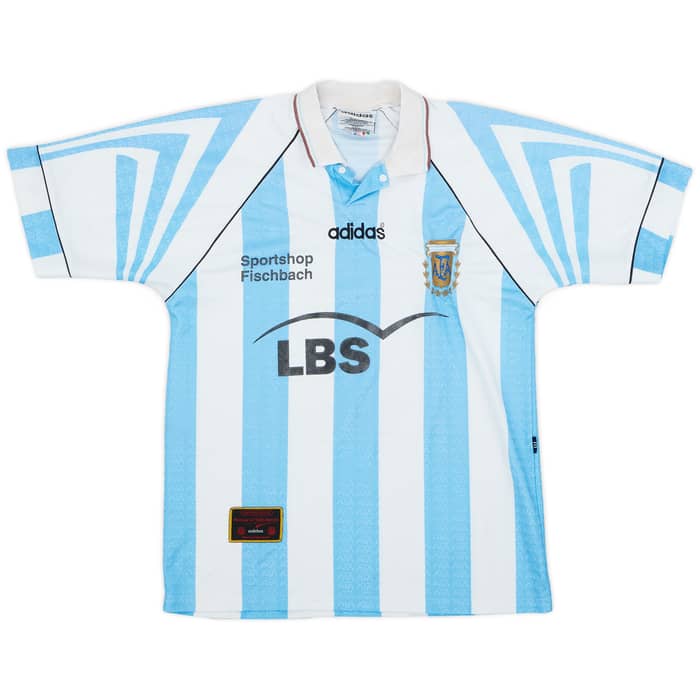 1996-98 Argentina Home Shirt #9 - 6/10 - (M)