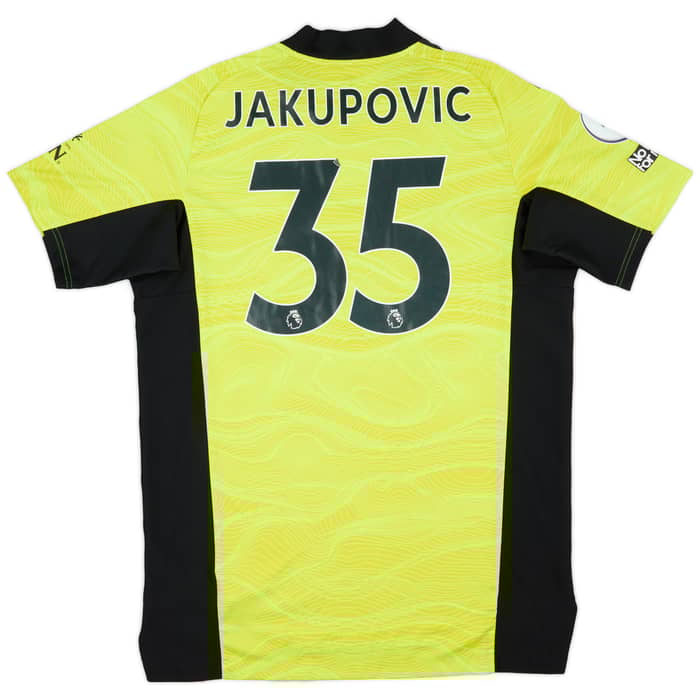 2021-22 Leicester Match Issue GK Shirt Jakupovic #35