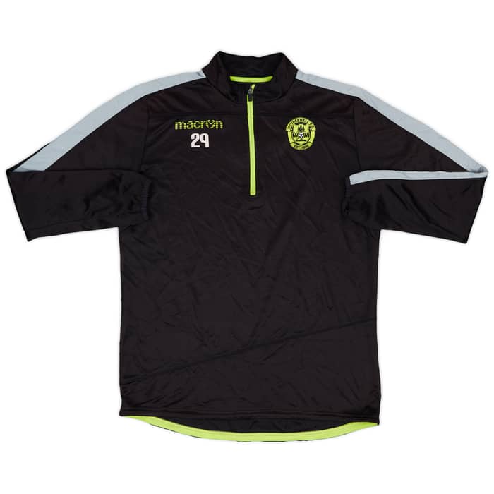 2014-15 Motherwell Macron Player Issue 1/4 Zip Drill Top #29 - 4/10 - (M)