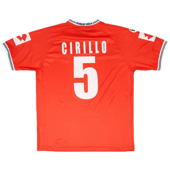 2004-05 Siena Match Issue Away Shirt Cirillo #5
