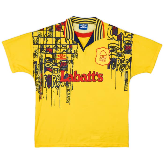 1995-97 Nottingham Forest Away Shirt Pearce #3 - 9/10 - (L)