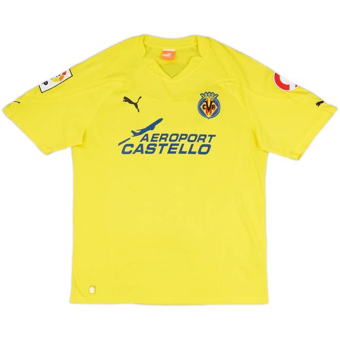 2010-11 Villarreal Home Shirt Senna #19