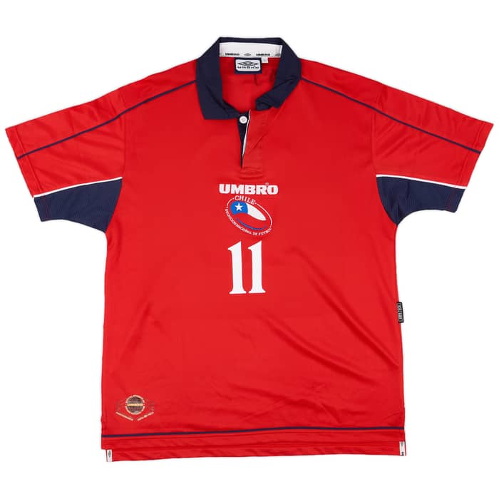 2000-01 Chile Home Shirt Salas #11 - 8/10 - (L)