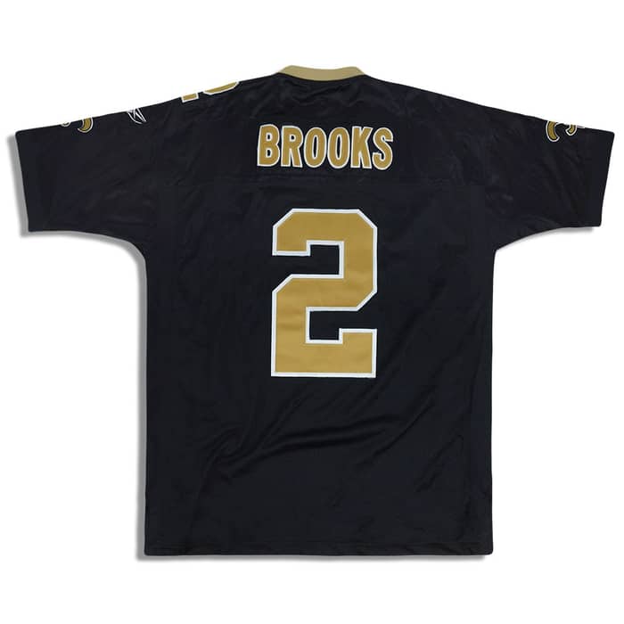 2002-04 New Orleans Saints Brooks #2 Authentic Reebok Jersey (Home) XXL