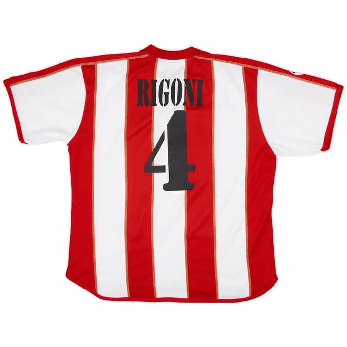 2005-06 Vicenza Home Shirt Rigoni #4 - 6/10 - (XL)