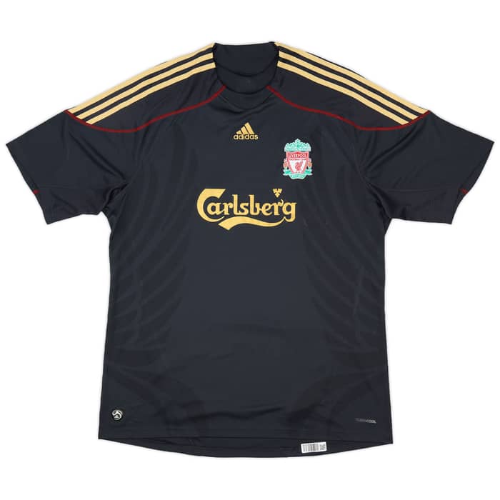 2009-10 Liverpool Away Shirt Gerrard #8 - 5/10 - (XL)