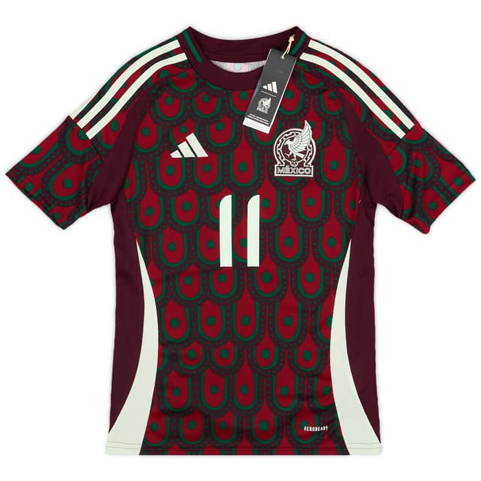 2024-25 Mexico Home Shirt S.Gimenez #11 (KIDS)