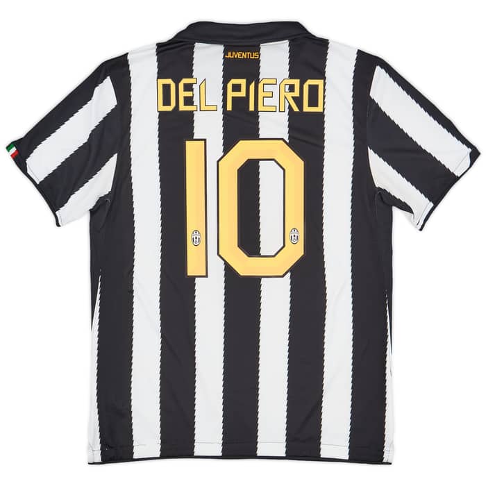 2010-11 Juventus Home Shirt Del Piero #10 - 8/10 - (L)