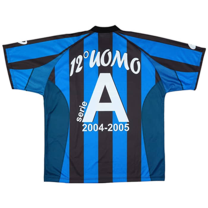 2004-05 Atalanta Basic '12 Uomo' Home Shirt - 10/10 - (XL)