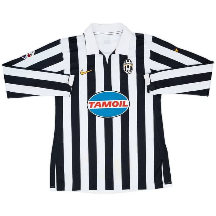 2006-07 Juventus Match Issue Home L/S Shirt Marchionni #32