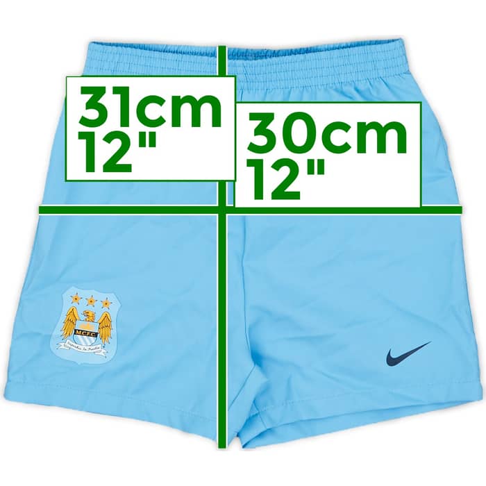 2014-15 Manchester City Home Shorts & Socks - 10/10 - (2-3 Years)