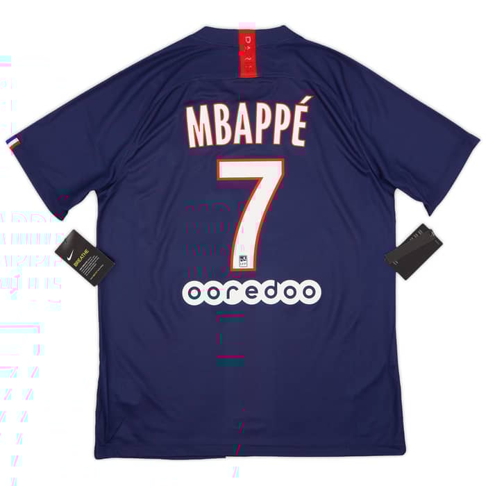 2019-20 Paris Saint-Germain Home Shirt Mbappe #7 (L)