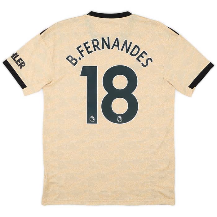 2019-20 Manchester United Away Shirt B.Fernandes #18 (M)