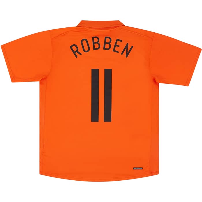 2006-08 Netherlands Home Shirt Robben #11