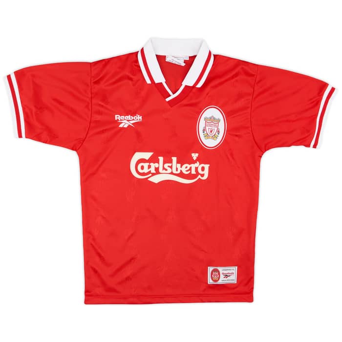 1996-98 Liverpool Home Shirt Owen #18 - 8/10 - (S)