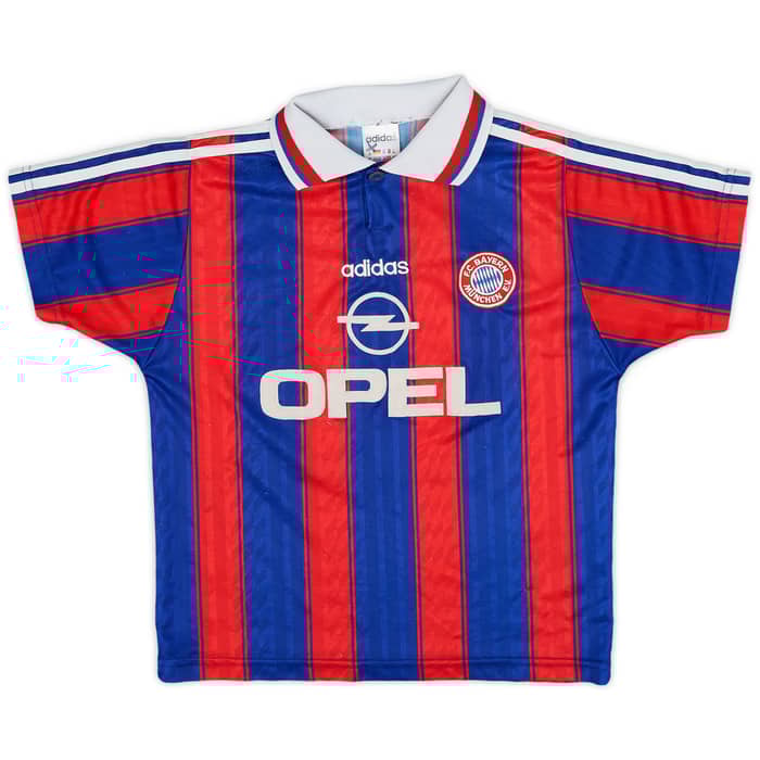 1995-97 Bayern Munich Home Shirt Klinsmann #18 - 6/10 - (M.Boys)