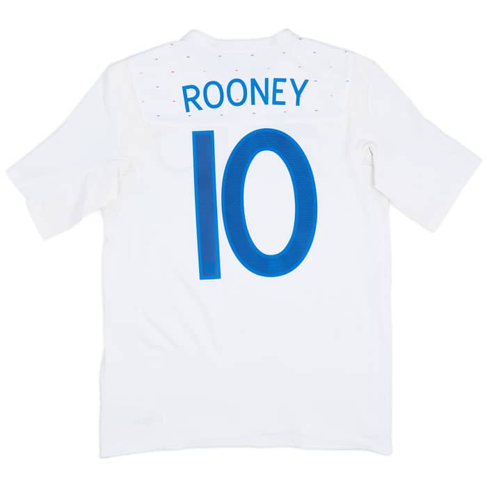 2010-11 England Home Shirt Rooney #10 - 7/10 - (S)