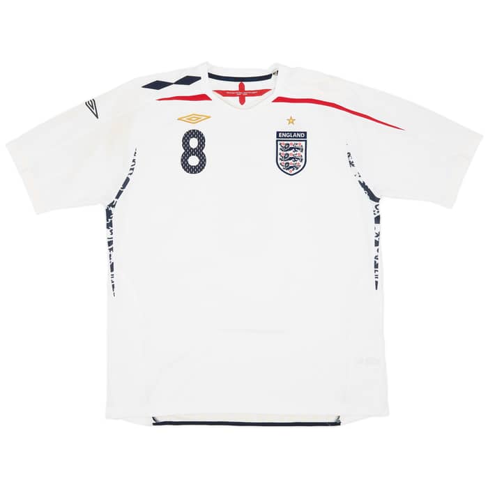 2007-09 England Home Shirt Lampard #8 - 6/10 - (XXL)