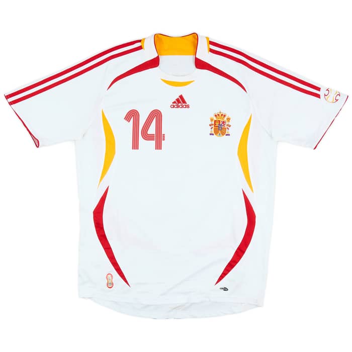 2006-08 Spain Away Shirt Alonso #14 - 6/10 - (M)