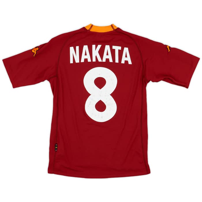 2000-01 Roma Home Shirt Nakata #8 - 6/10 - (S)
