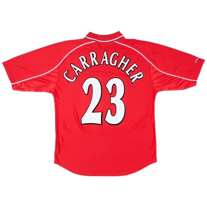 2000-02 Liverpool Home Shirt Carragher #23 - 8/10 - (L)