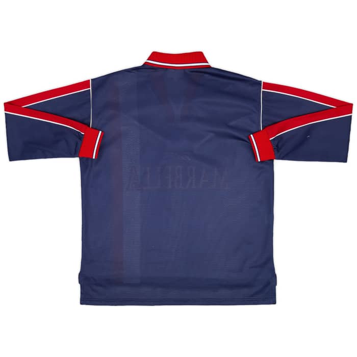 1998-99 Atletico Madrid Player Issue Away L/S Shirt - 8/10 - (M)