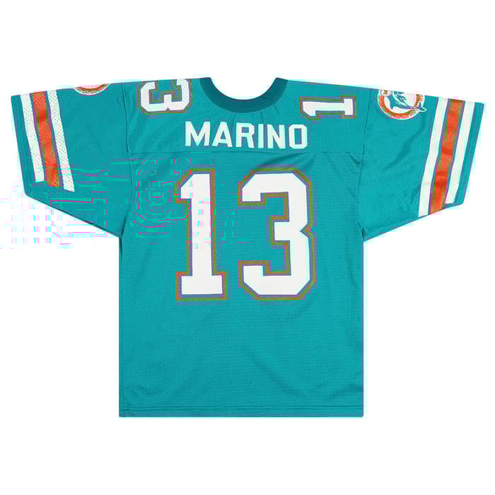 1990-96 Miami Dolphins Marino #13 Wilson Jersey (Home) Y