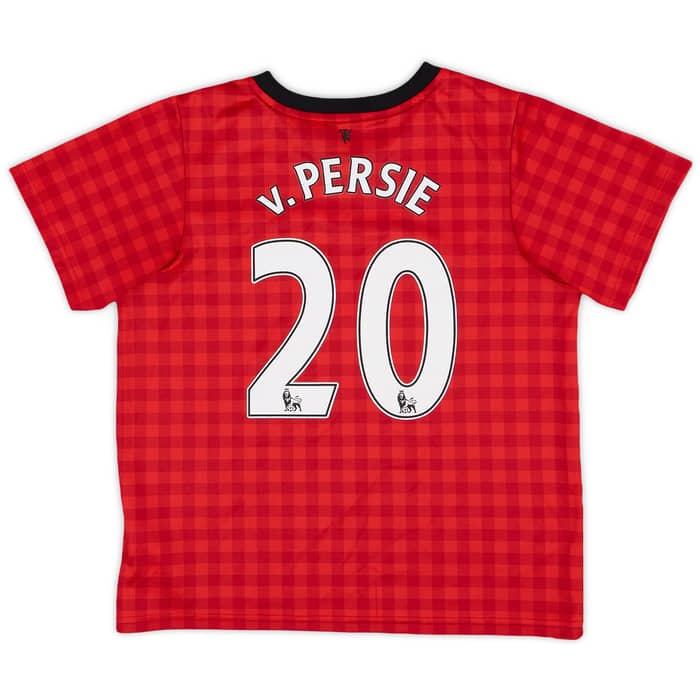 2012-13 Manchester United Home Shirt v. Persie #20 - 6/10 - (7-8 Years)