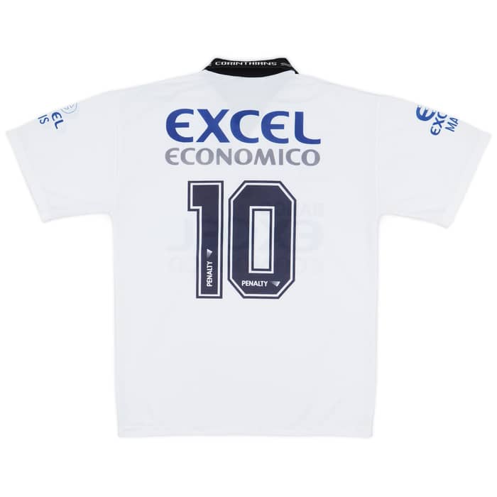 1997 Corintihians Home Shirt #10 - 6/10 - (L)