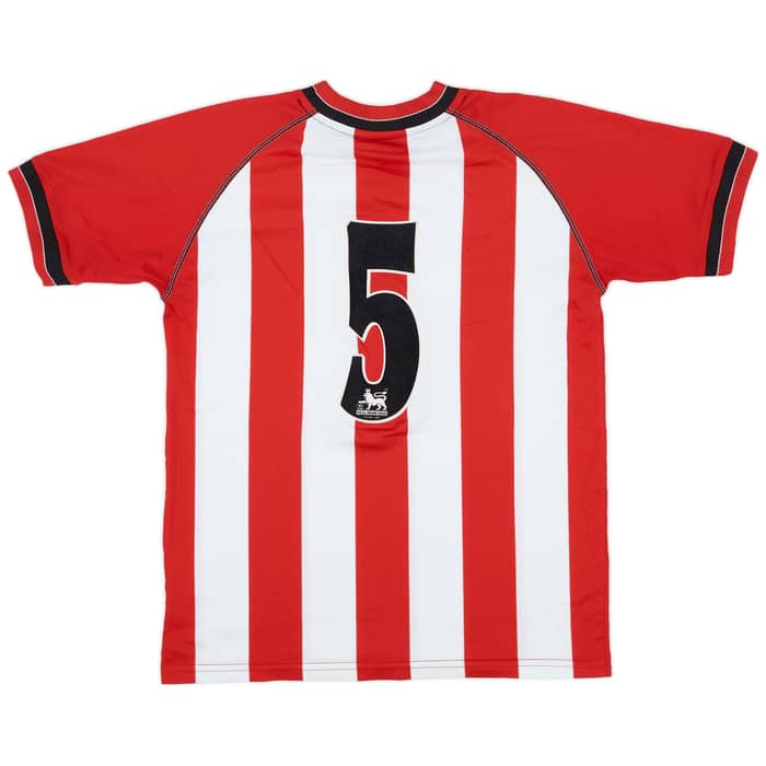 2003-05 Southampton Home Shirt #5 - 9/10 - (XL.Boys)