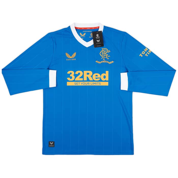 2021-22 Rangers Home L/S Shirt (M)