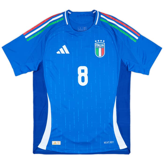2024-25 Italy Authentic Home Shirt Tonali #8
