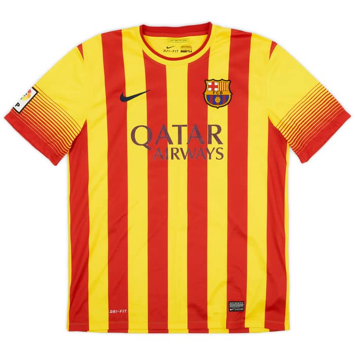 2013-15 Barcelona Away Shirt Messi #10 - 8/10 - (L)
