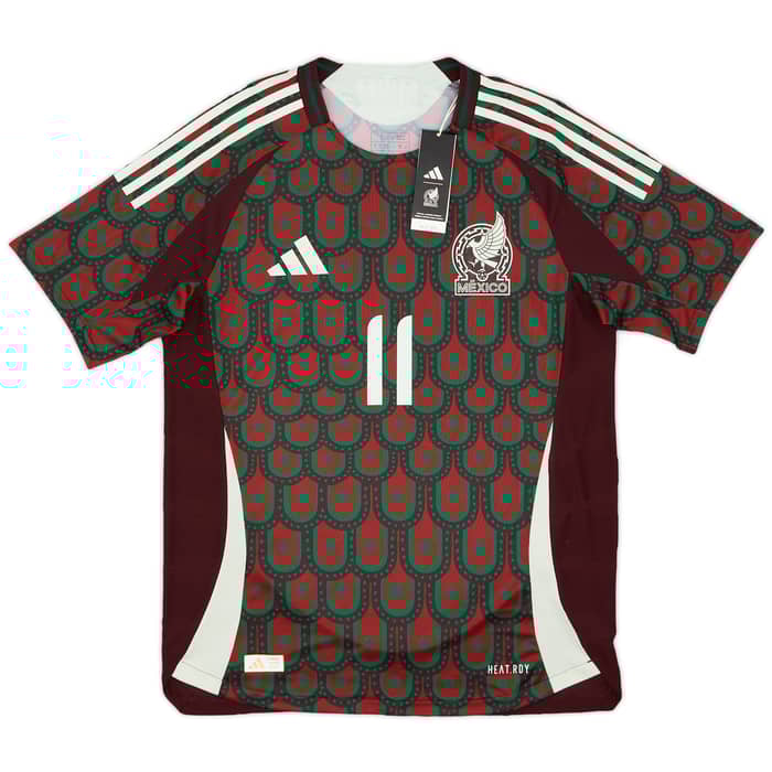 2024-25 Mexico Authentic Home Shirt S.Gimenez #11